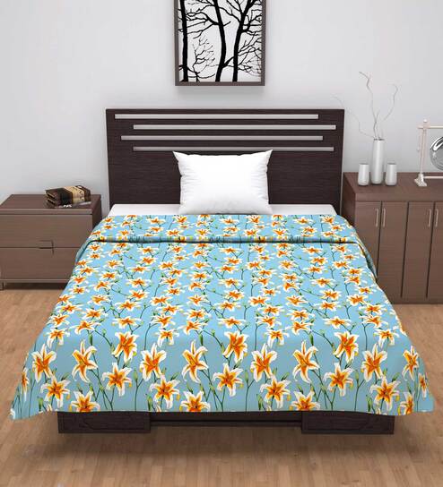 Wildflower Charm Cotton Floral 120 Gsm Single Dohar