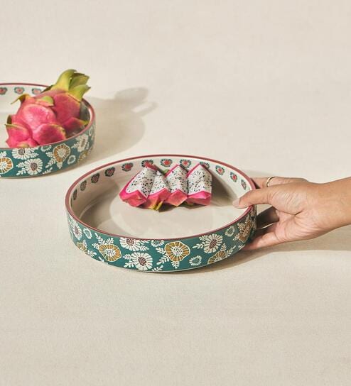 Wildflower Serving Bowl, 8" dia