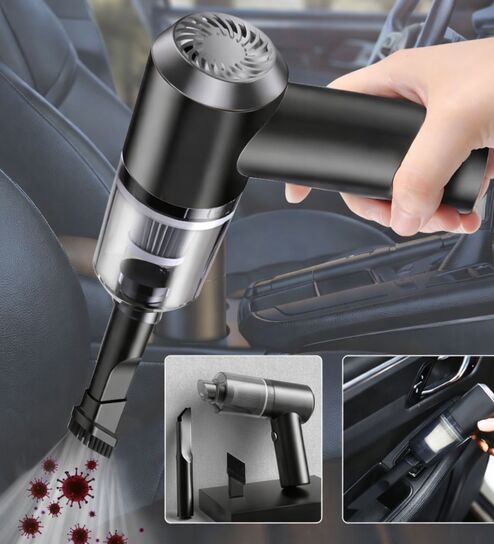 Wireless Portable Car Vacuum Cleaner with Blower Powered