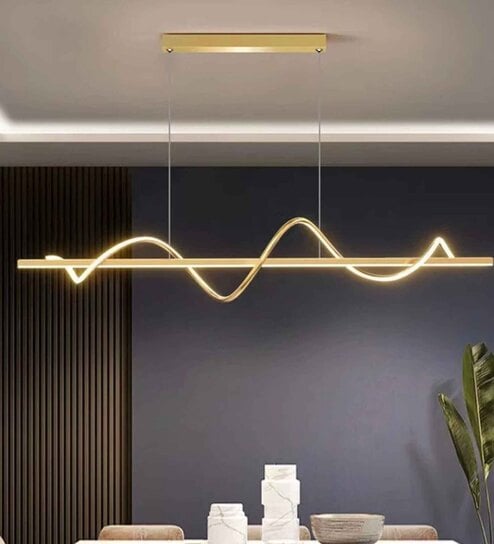 Wish Gold LED Smart Voice Assist Chandelier by Smartway Lighting