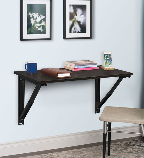 Buy Wizard Folding Study 36 Inch Table Wenge Colour By Delite