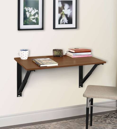 Buy Wizard Folding Study 36 Inch Table Wenge Colour By Delite