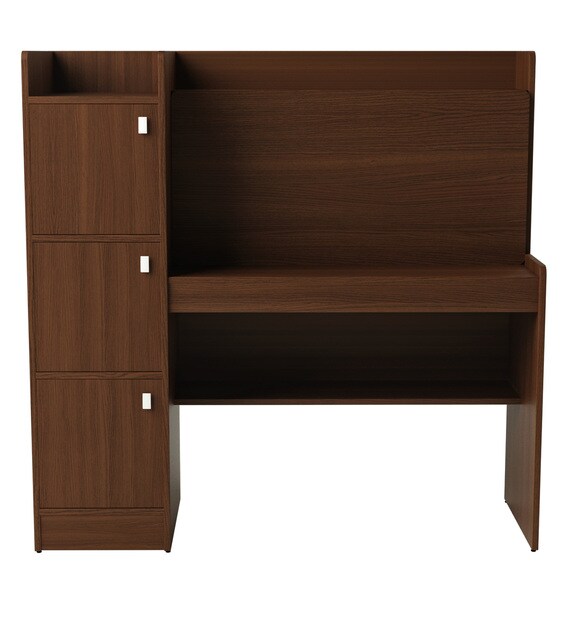 Buy Winner Hutch Table in Rigato Walnut Finish by Spacewood Online