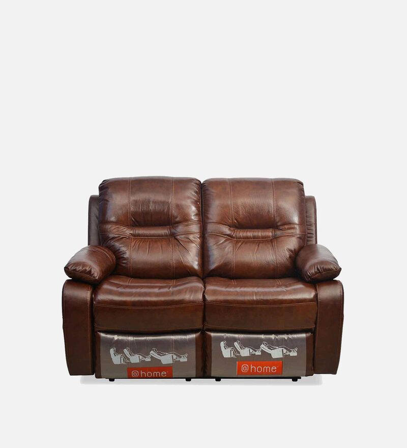 Buy Wilson 2 Seater Fabric Electric Recliner In Caramel Finish By Home