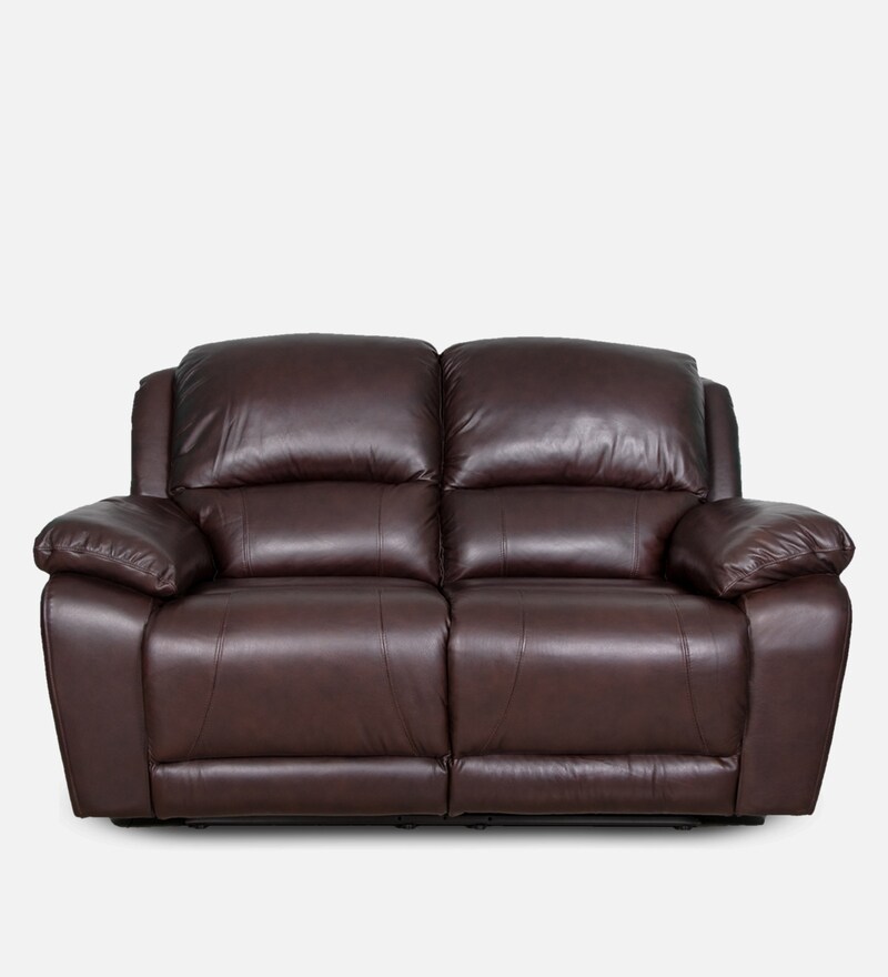 Buy Windsor 2 Seater Recliner In Brown Colour By Evok Online Manual 2