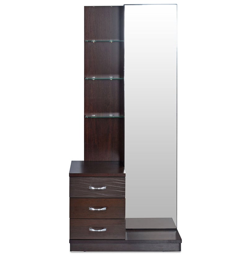 dressing table with full mirror