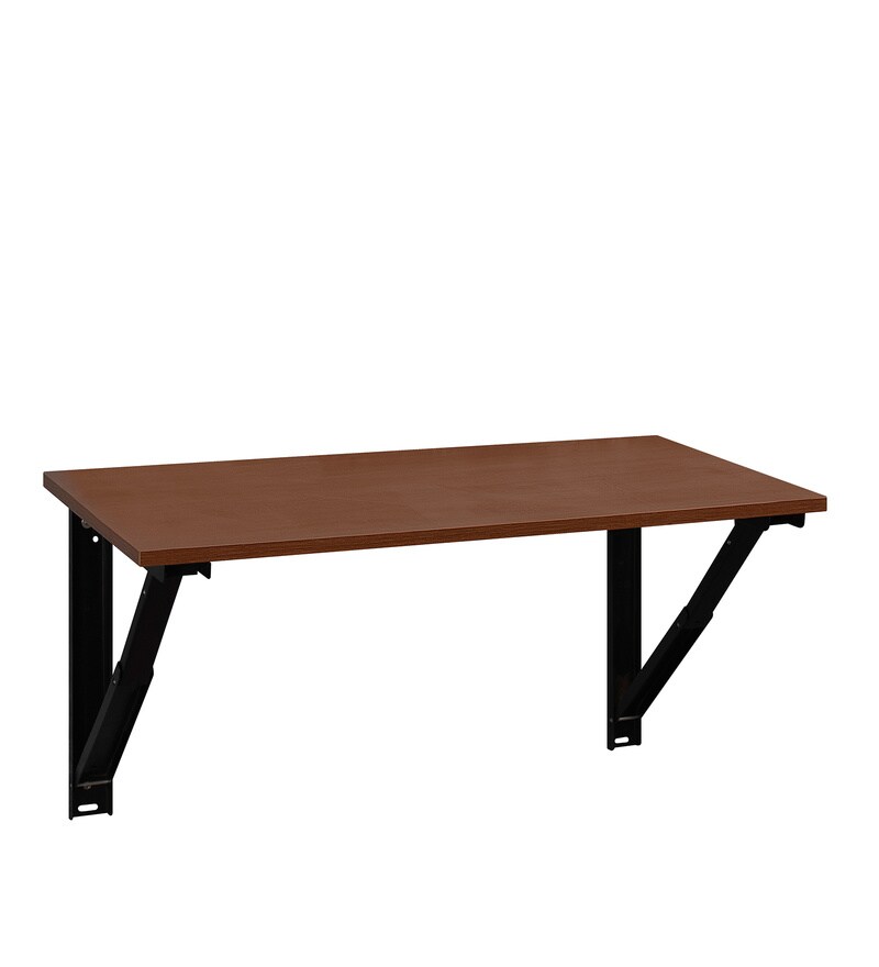 Buy Wizard Folding Study (36 inch) Table Wenge Colour by Delite kom Online Wall Mounted Tables