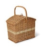 Wicker Basket for Lunch | Picnic Basket with Top Handle | Wicker Morden Picnic Basket (L)