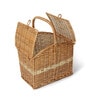 Wicker Basket for Lunch | Picnic Basket with Top Handle | Wicker Morden Picnic Basket (L)