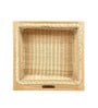 Wicker Basket For Modular Kitchen | Wicker Basket | Onion Baskets For Storage With Channel | Pullout Basket For Modular Kitchen (22.5 W x 20 L x 6 H)