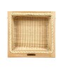 Wicker Basket For Modular Kitchen | Wicker Basket | Onion Baskets For Storage With Channel | Pullout Basket For Modular Kitchen (22.5 W x 20 L x 4 H)