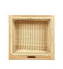 Wicker Basket For Modular Kitchen | Wicker Basket | Onion Baskets For Storage With Channel | Pullout Basket For Modular Kitchen (22.5 W x 20 L x 8 H)