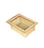 Wicker Basket For Modular Kitchen|Wicker Basket|Onion Baskets For Storage Channel|Pullout Basket For Modular Kitchen(16.5 Wx20 Lx8 H)-Rectangular,Beige