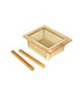 Wicker Basket For Modular Kitchen|Wicker Basket|Onion Baskets For Storage Channel|Pullout Basket For Modular Kitchen(16.5 Wx20 Lx8 H)-Rectangular,Beige
