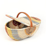 Wicker Basket For Storage|Wicker Basket Bathroom|Decorative Storage Baskets For Wardrobe With Top Handle (Large (48 X 30 X 22 Cm))
