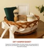 Wicket Storage Baskets,Kitchen Storage Basket,Toy Organiser,Brown (L28 X W28 X H10 Cm)