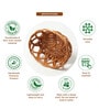 Wicket Storage Baskets,Kitchen Storage Basket,Toy Organiser,Brown (L24 X W20 X H10 Cm)