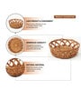 Wicket Storage Baskets,Kitchen Storage Basket,Toy Organiser,Brown (L28 X W28 X H10 Cm)
