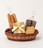 Wicket Storage Baskets,Kitchen Storage Basket,Toy Organiser,Brown (L21 X W21 X H5 Cm)