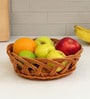 Wicket Storage Baskets,Kitchen Storage Basket,Toy Organiser,Brown (L28 X W21 X H9.5 Cm)
