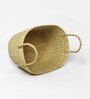 (1Pc) Beige Seagrass Handmade Shelf Storage Basket