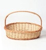 Wicker Gift Hamper Basket, Fruit Basket, Kitchen Storage Baskets (Medium)