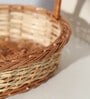 Wicker Gift Hamper Basket, Fruit Basket, Kitchen Storage Baskets (Medium)