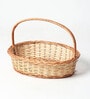 Wicker Gift Hamper Basket, Fruit Basket, Kitchen Storage Baskets (Medium)