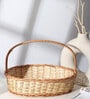 Wicker Gift Hamper Basket, Fruit Basket, Kitchen Storage Baskets (Medium)