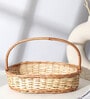 Wicker Gift Hamper Basket, Fruit Basket, Kitchen Storage Baskets (Small)