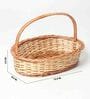 Wicker Gift Hamper Basket, Fruit Basket, Kitchen Storage Baskets (Small)