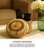(1Pc) Brown Seagrass Handmade Eco-Friendly Storage Box & Organiser