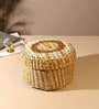(1Pc) Brown Seagrass Handmade Eco-Friendly Storage Box & Organiser