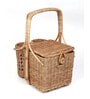 Wicker Picnic Basket for Storage | Picnic Basket With Top Handle | Morden food basket (Large- 34 x 27 x 23 CM)