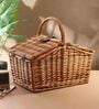 Wicker Picnic Basket With Cutlery |  Wicker Picninc Basket With Crockery | Large Picnic Basket