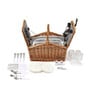 Wicker Picnic Basket With Cutlery |  Wicker Picninc Basket With Crockery | Large Picnic Basket