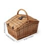 Wicker Picnic Basket With Cutlery |  Wicker Picninc Basket With Crockery | Large Picnic Basket