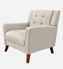Wide Tufted Arm Chair In Light Grey Colour Wide Tufted Arm Chair In Light Grey Colour