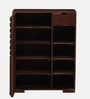 Wiemar Sheesham Wood Shoe Cabinet in Scratch Resistant Provincial Teak Finish