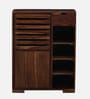 Wiemar Sheesham Wood Shoe Cabinet in Scratch Resistant Provincial Teak Finish
