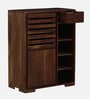 Wiemar Sheesham Wood Shoe Cabinet in Scratch Resistant Provincial Teak Finish