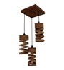 Wiggle Brown Solid Wood Cluster Hanging Lights