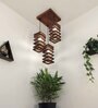 Wiggle Brown Solid Wood Cluster Hanging Lights