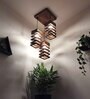Wiggle Brown Solid Wood Cluster Hanging Lights