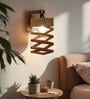 Wiggle Brown Wooden Wall Light