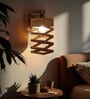 Wiggle Brown Wooden Wall Light