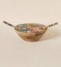 Wild Bloom Salad Bowl & Server Set