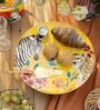 Wild Charm Premium Bone China Cupcake Stand, Versatile 12-inch Round Cake Serving Stand