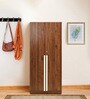 Wilder 2 Door Wardrobe with Adjustable Shelf in Columbian Walnut Finish