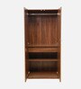 Wilder 2 Door Wardrobe with Adjustable Shelf in Columbian Walnut Finish